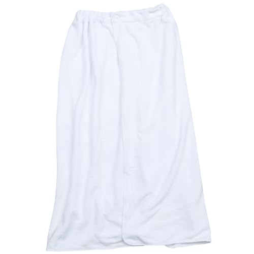 LABRIMP 1 Stück Damen Badetuch mit Elastischem Verschluss Ultraweiches Rutschfestes Mikrofaser Badekleid für Hause Hotel oder Spa Weiß Passt Sich Verschiedenen von LABRIMP