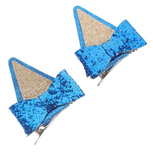 LABRIMP 2 Stück Glitzernde Haarspangen für Niedliche Schleifen Haarclips Cartoon Haaraccessoires für Partys Hochzeiten Halloween und Besondere Anlässe von LABRIMP
