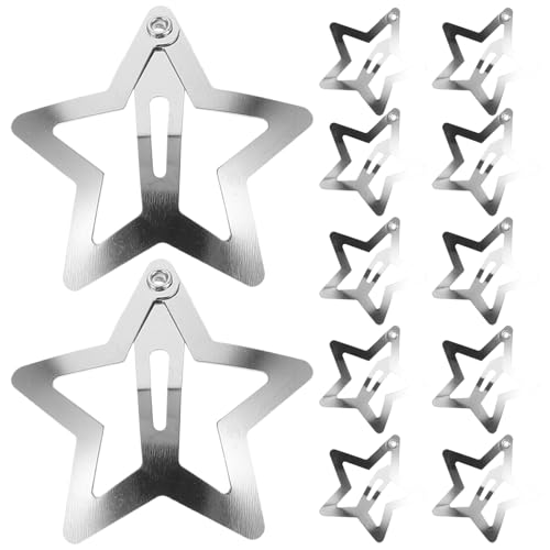 LABRIMP 20 Stück Fünfzackige Haarspangen für Mädchen Süße Haarclips für Haarschmuck und Haarstyling für Schule und Freizeit von LABRIMP
