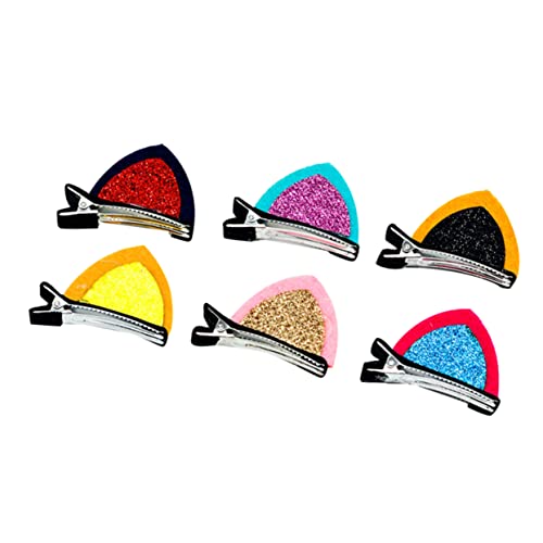 LABRIMP 20 Stück Haarnadeln Mit Katzenohren Haarspangen Seitlicher Clip Für Haarnadel Mit Katzenohren Haarnadel Für Mädchen Und Zufällige Farbe von LABRIMP
