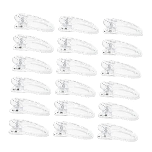 LABRIMP 20 Stück Teiliges Transparente Kleine Haarklammern Haarklammern Mini Haarkralle Ovaler Haarschmuck für Mädchen und Junge Damen Vielseitig für Schule Party Alltag von LABRIMP