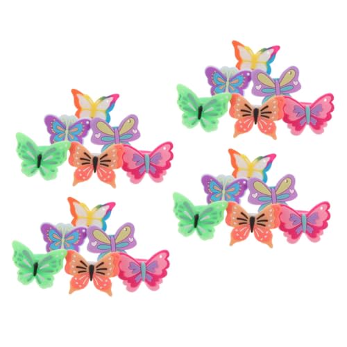 LABRIMP 24 Stück Schöne Schmetterlingsringe für Mädchen Partygeschenke und Zubehör für Rollenspiele und Verkleidung von LABRIMP