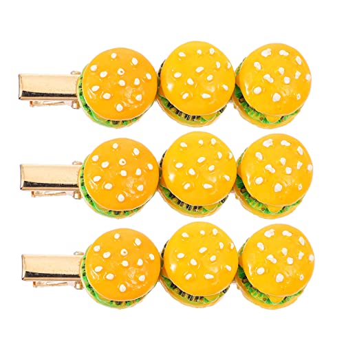 LABRIMP 3 Stück Teiliges Burger Förmiges Haarklammer Kreative Lebensmittel Themen Haarspangen für Mädchen Zuverlässige und Bequeme Haaraccessoires für Hochzeiten Partys und Alltag LABRIMP 3 Stück Teiliges Burger Förmiges Haarklammer Kreative Lebensmittel Themen Haarspangen für Mädchen Zuverlässige und Bequeme Haaraccessoires für Hochzeiten Partys und Alltag von LABRIMP