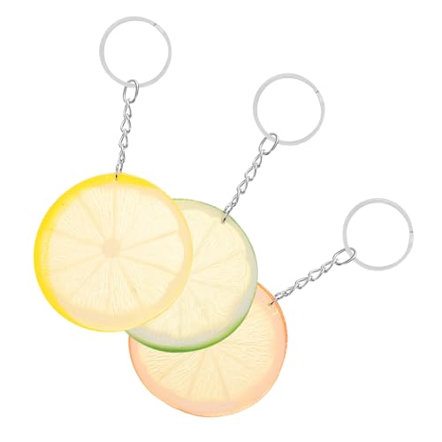 LABRIMP 3 Stück Zitronenscheiben Charms für Taschen Dekorative Anhänger für Täglichen Gebrauch und Partys LABRIMP 3 Stück Zitronenscheiben Charms für Taschen Dekorative Anhänger für Täglichen Gebrauch und Partys von LABRIMP
