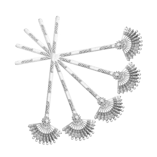 LABRIMP 5 Stück Teiliges Chinesische Haarnadeln aus Legierung Retro Haarschmuck mit Fächer Design Elegante Haarnadeln für Damen Traditioneller Stil Geeignet für Festtage Partys und LABRIMP 5 Stück Teiliges Chinesische Haarnadeln aus Legierung Retro Haarschmuck mit Fächer Design Elegante Haarnadeln für Damen Traditioneller Stil Geeignet für Festtage Partys und von LABRIMP