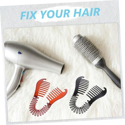LABRIMP 5 Stück Teiliges Flexible Bananen Haarclips mit Vertikalem Griff Interlockende Kämme für Sicheren Leichter Kunststoff Haarschmuck Barettes für Damen und Mädchen von LABRIMP