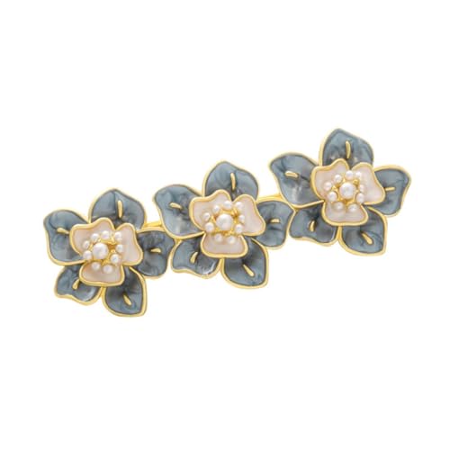 LABRIMP Blumen Haarspange mit Blüten Design Modische Kleine Haarklammer für Frauen Komfortabel und Robust für Mutter Freundin Alltag und Besondere Anlässe von LABRIMP