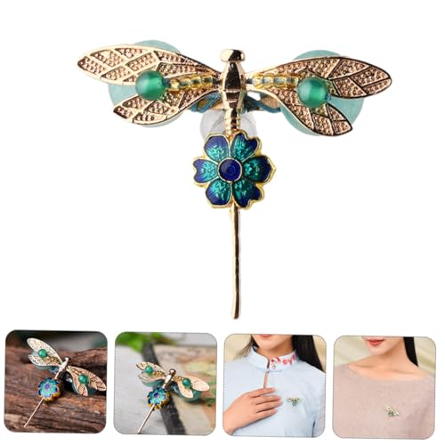 LABRIMP Brosche Zubehör Libelle Schmuck Broschen Frauen Damen Gold Libelle Ornament Breastpin Lady Pin Brosche Jade LABRIMP Brosche Zubehör Libelle Schmuck Broschen Frauen Damen Gold Libelle Ornament Breastpin Lady Pin Brosche Jade von LABRIMP