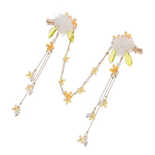 LABRIMP Chinesischer Stil Haarklammer Mädchen Haarschmuck mit Quaste Eleganter Stirnschmuck Langlebige Legierung Haarspange für Hanfu Bühnenauftritte und Cosplay LABRIMP Chinesischer Stil Haarklammer Mädchen Haarschmuck mit Quaste Eleganter Stirnschmuck Langlebige Legierung Haarspange für Hanfu Bühnenauftritte und Cosplay von LABRIMP