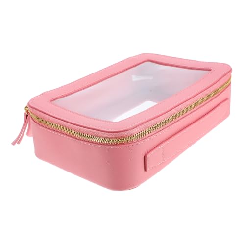 LABRIMP Durchsichtige Make-up-Tasche Mit Reißverschluss Kosmetiktasche Für Reisegepäck Kulturbeutel-Organizer Für Kleine Toilettenartikel Durchsichtige Kulturtasche Tragbare von LABRIMP