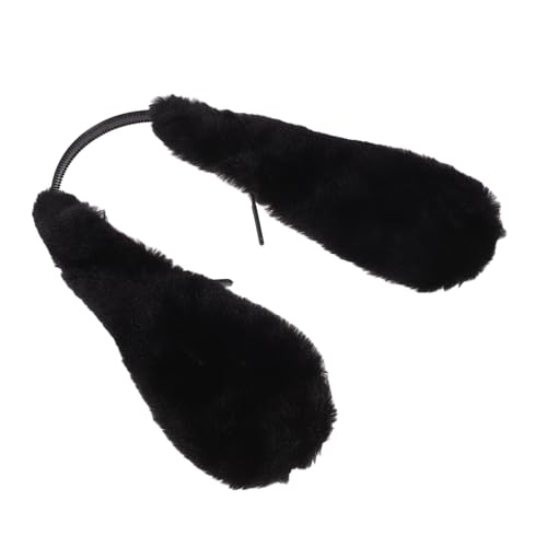 LABRIMP Flauschige Kaninchenohren Haarreif Für Frauen Niedlicher Bunny Headband Mit Verstellbarem Design Für Ostern Cosplay Und Partys Süße Dekoration Für Mädchen Und Damen von LABRIMP