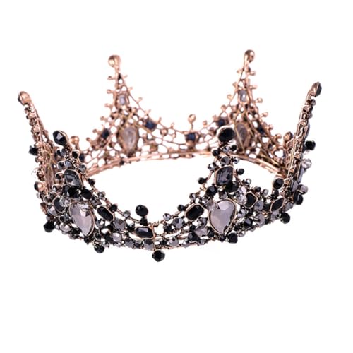 LABRIMP Hochzeit Strass Krone Kopfschmuck für Damen Hochzeitskrone Exquisites Design für Kostümpartys Geburtstagsfeiern und Besondere Anlässe Langlebiges Material von LABRIMP