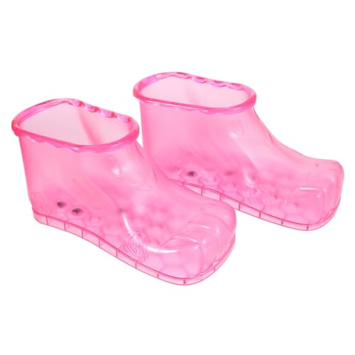 LABRIMP PVC Fußbadschuhe Hochschnitt Fußsoaker für Damen und Herren Fußpflege Zuhause Rutschfestes Langlebiges Fußbad Zubehör Bequem und Tragbar für Entspannende Fußbäder von LABRIMP