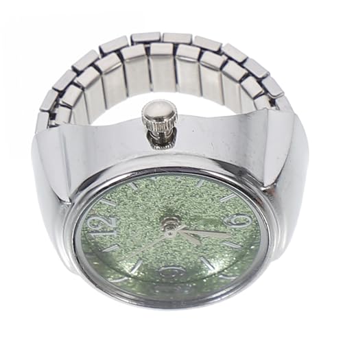 LABRIMP Quartz Ring Uhr Damen Herren Elastischer Digital Ziffernring Uhr Modisch Elegant Für Alltag Party Geschenk von LABRIMP