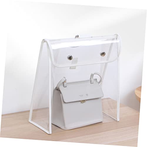 LABRIMP Transparentes TPU Aufbewahrungsbeutel Robust Großvolumig Modisch Tragbar für Staubschutz und Reise Makeup Organizer von LABRIMP