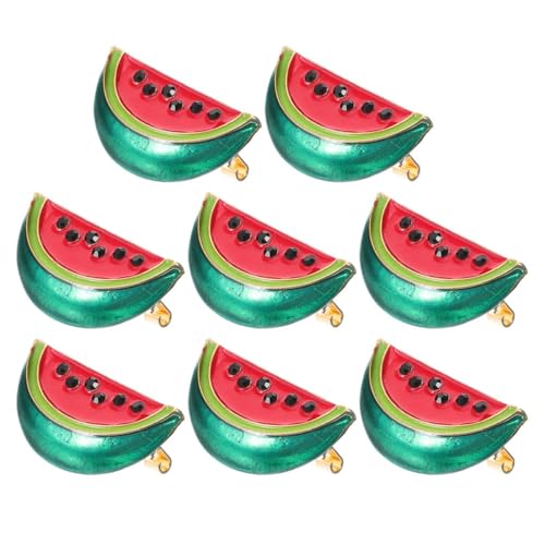 LABRIMP 8stücke Wassermelonen Brosche Pin Für Kleidung Strickjacken Brosche Wassermelonen Anstecker Für Schal Pullover Modische Für Damen von LABRIMP