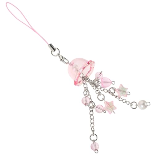 LABRIMP Widerstandsfähiger Taschenanhänger mit quaste und Stern herz dekor Leichte Strapazierfähige Handtaschen Schlüssel deko Klassisches Accessoire für Rucksack und Geldbörse von LABRIMP