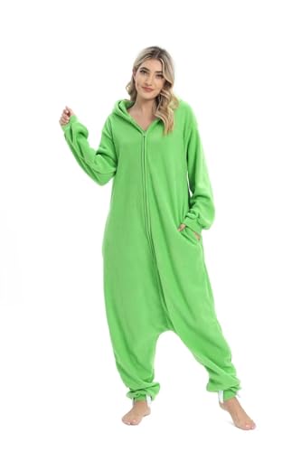 LABULA Onesie tierkostüme Damen Herren Pyjama Animal Halloween Schlafanzug Cosplay Jumpsuit Karneval Einteiler,Mike,XL von LABULA