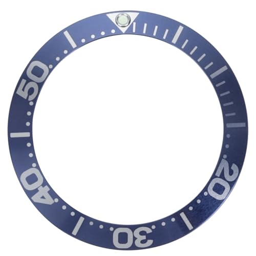 LACAK 33,15 x 26,0 mm Aluminium-Uhrenlünetteneinsatz, kompatibel mit Omega Seamaster Diver 300 m, 36 mm Armbanduhr, Blau LACAK 33,15 x 26,0 mm Aluminium-Uhrenlünetteneinsatz, kompatibel mit Omega Seamaster Diver 300 m, 36 mm Armbanduhr, Blau von LACAK