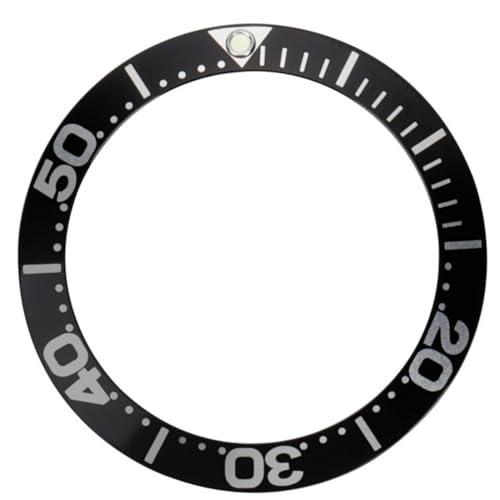 LACAK 33,15 x 26,0 mm Aluminium-Uhrenlünetteneinsatz, kompatibel mit Omega Seamaster Diver 300 m, 36 mm Armbanduhr, Schwarz LACAK 33,15 x 26,0 mm Aluminium-Uhrenlünetteneinsatz, kompatibel mit Omega Seamaster Diver 300 m, 36 mm Armbanduhr, Schwarz von LACAK