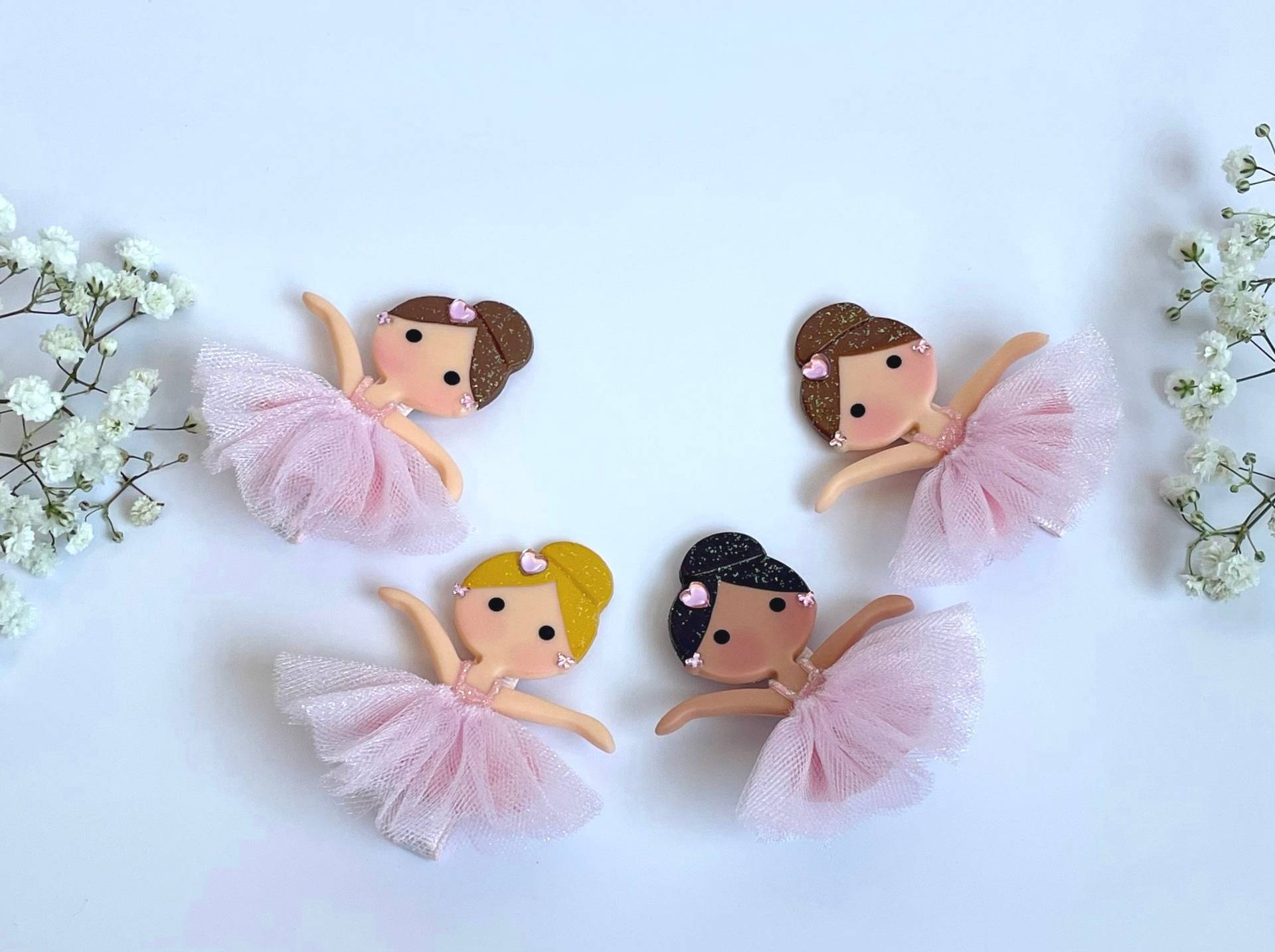 Ballerina-Haarspange | Krokoklemme Ballerina Puppenclip Aus Ton Tanz-Haarspange Puppen Haarspangen |Accessoire Haar Valentinstag Ballerina-Haarspange | Krokoklemme Ballerina Puppenclip Aus Ton Tanz-Haarspange Puppen Haarspangen |Accessoire Haar Valentinstag von LACAROTEI