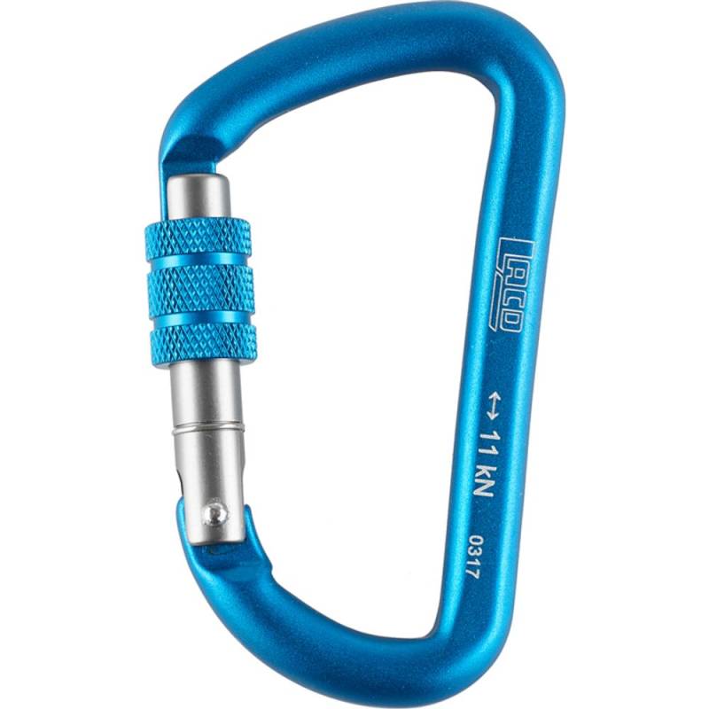 LACD Accessory Biner Screw 80mm Materialkarabiner blue von LACD