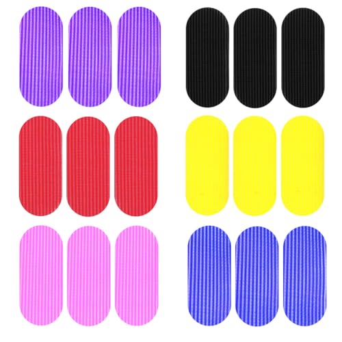 LACHT 18 Stück Haarhalter für Mann Frau Haar Fransen Aufkleber Haarhalter,barber zubehör（6 Farben） von LACHT