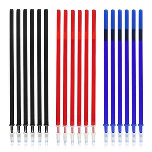 LACHT 24 Radierbarer Ersatzminen,legami stifte,Kompatibel Mit Legami,Einfach zu radieren - Stiftspitze 0,5mm,Höhe 13 cm,legami stifte,legami mäppchen,3 Farben von LACHT