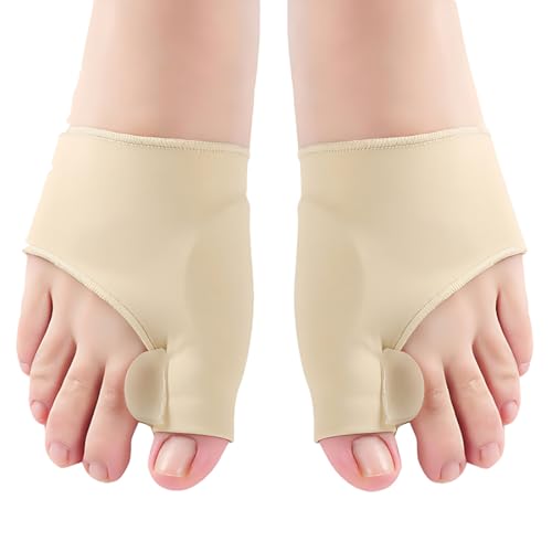 LACHT Pack of 2 Hallux Valgus Protection Bandage Toe Separator Hallux Valgus Socks with Gel Protection Foot Bandage for Shoes,hallux valgus schuhe damen,hallux valgus bandage von LACHT