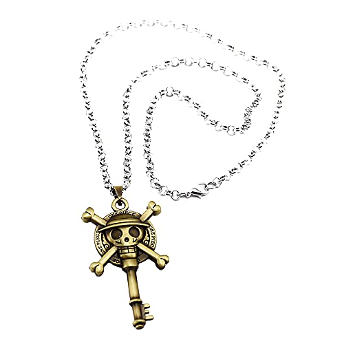 LACKINGONE Anime One Piece Style Geschenk Geburtstag Anhänger Halskette Cosplay Spielzeug Schmuck Zubehör Metall, Metall von LACKINGONE