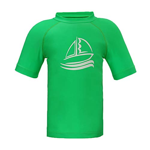 LACOFIA Jungen Kurzarm Badeshirt Kinder Sonnenschutz Schwimmshirt Kinder Rashguard Schnelltrocknendes Grün Druck 7-8 Jahre LACOFIA Jungen Kurzarm Badeshirt Kinder Sonnenschutz Schwimmshirt Kinder Rashguard Schnelltrocknendes Grün Druck 7-8 Jahre von LACOFIA