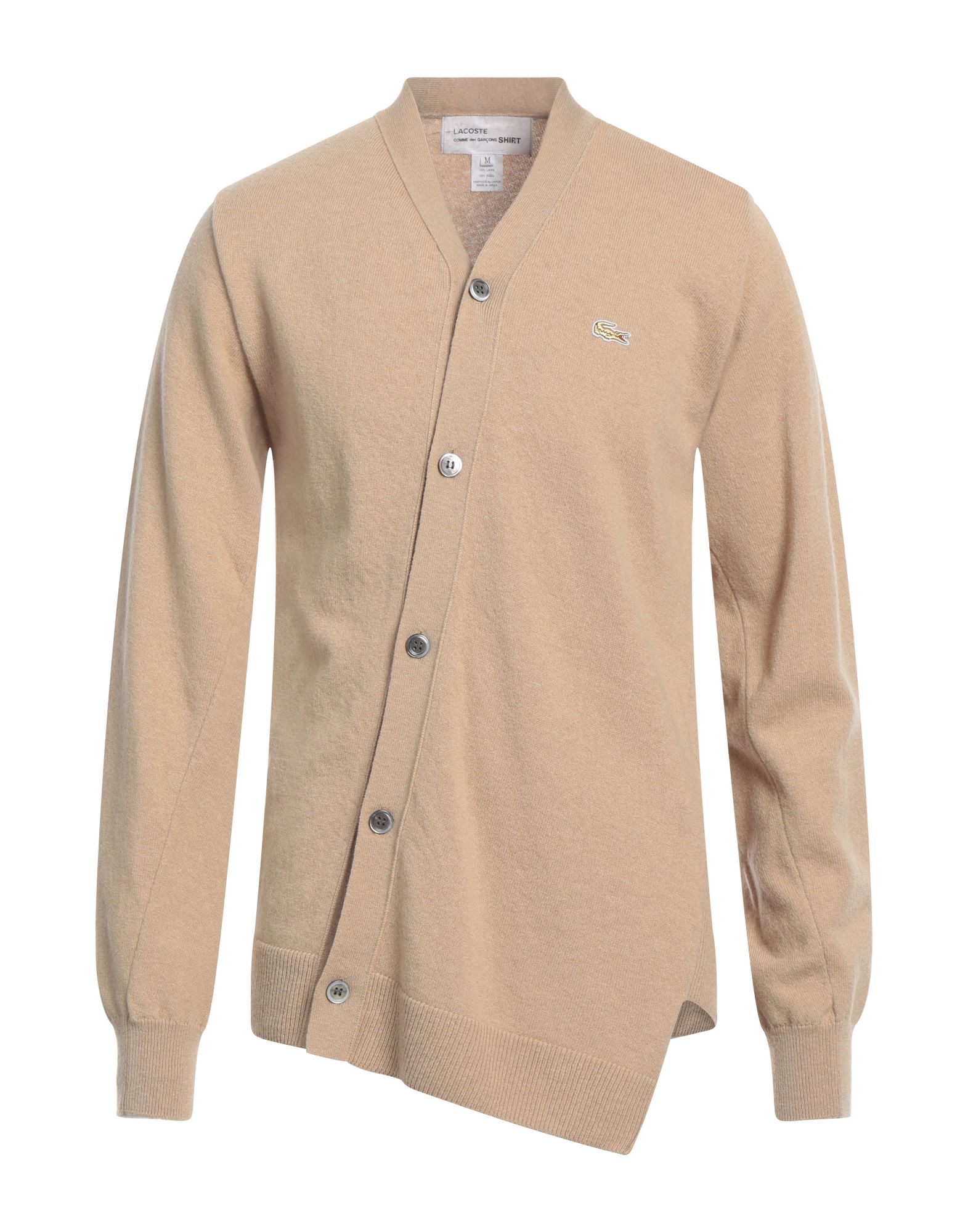 LACOSTE x COMME des GARÇONS SHIRT Strickjacke Herren Beige von LACOSTE x COMME des GARÇONS SHIRT