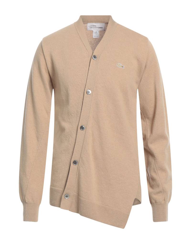 LACOSTE x COMME des GARÇONS SHIRT Strickjacke Herren Beige von LACOSTE x COMME des GARÇONS SHIRT