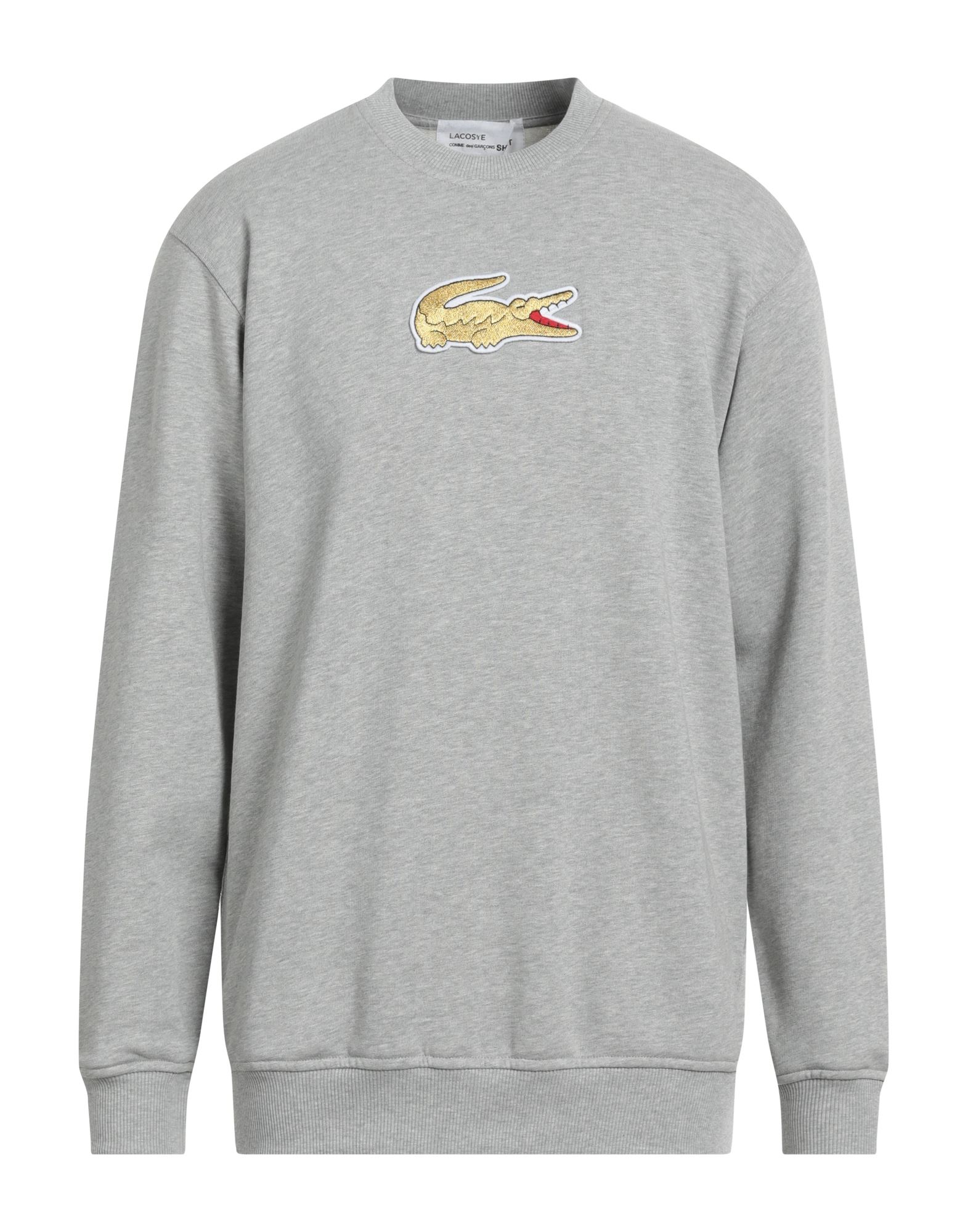 LACOSTE x COMME des GARÇONS SHIRT Sweatshirt Herren Hellgrau von LACOSTE x COMME des GARÇONS SHIRT