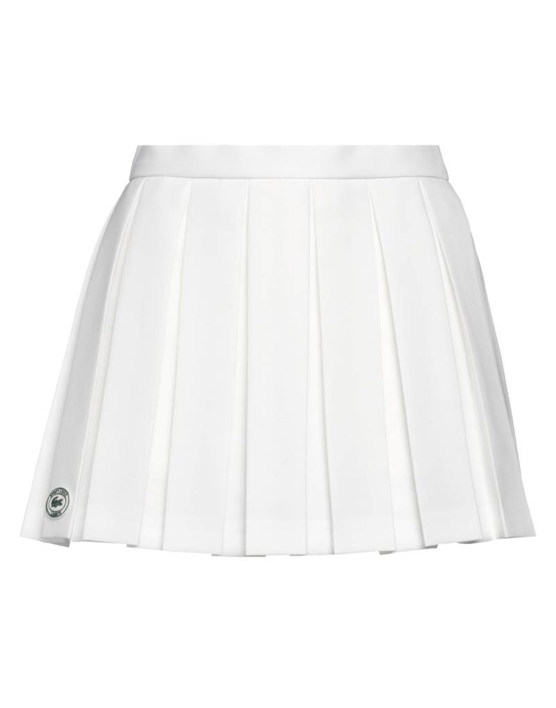 LACOSTE x SPORTY & RICH Minirock Damen Weiß von LACOSTE x SPORTY & RICH