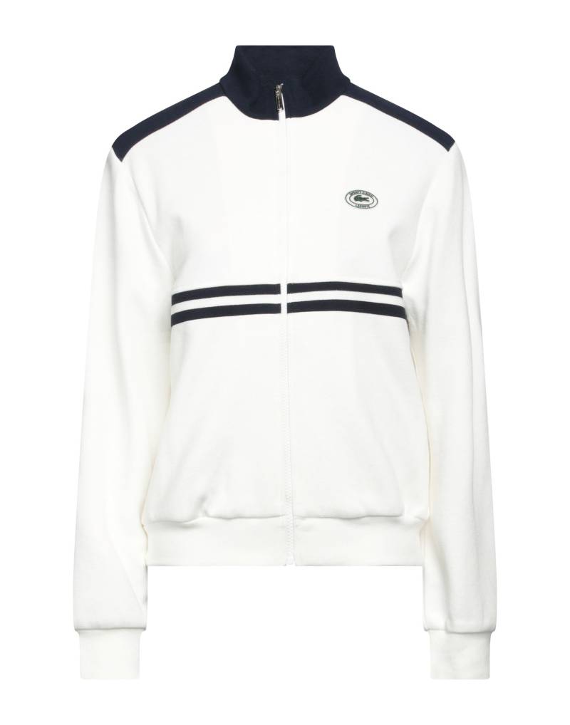 LACOSTE x SPORTY & RICH Sweatshirt Damen Weiß LACOSTE x SPORTY & RICH Sweatshirt Damen Weiß von LACOSTE x SPORTY & RICH