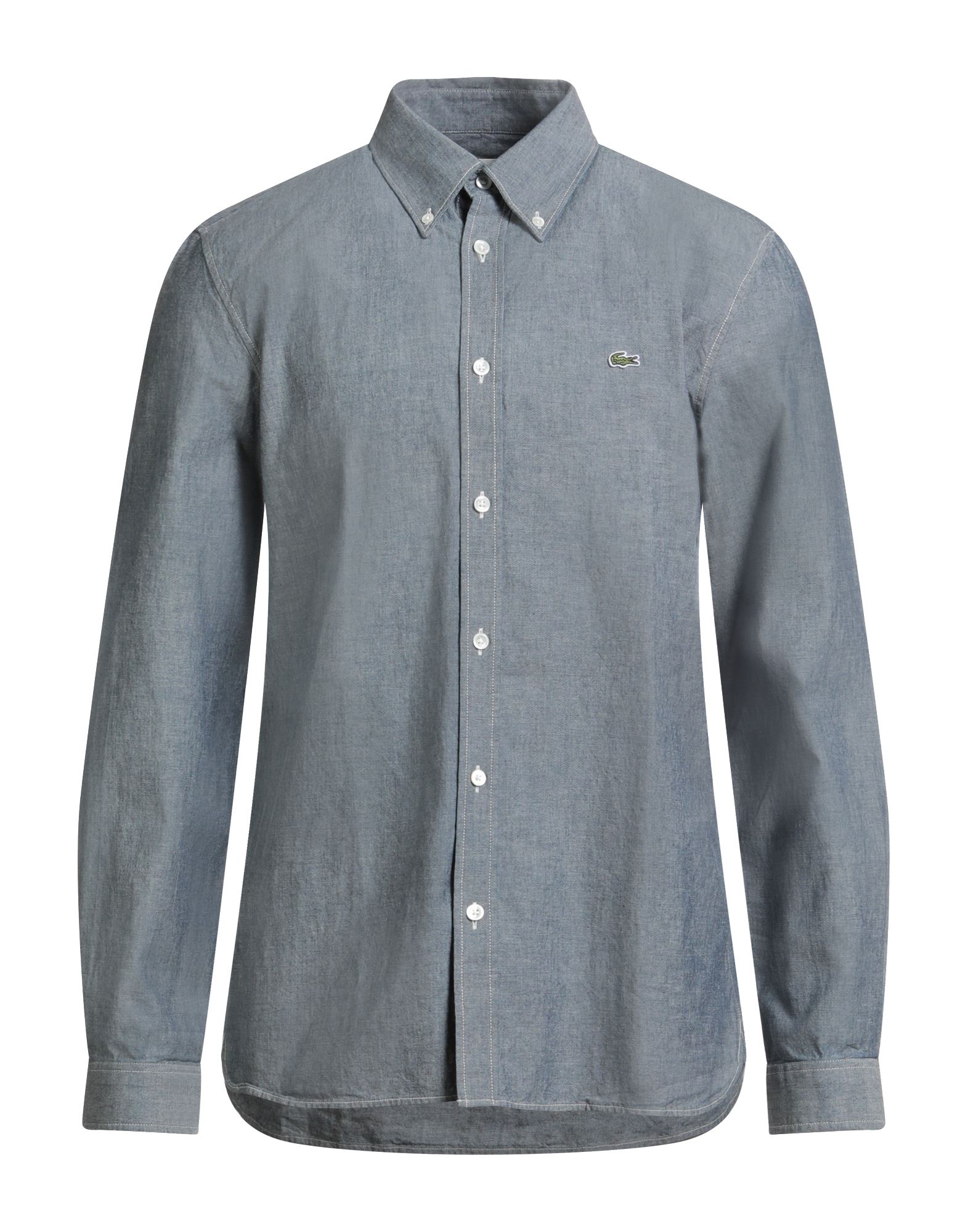 LACOSTE Jeanshemd Herren Taubenblau von LACOSTE