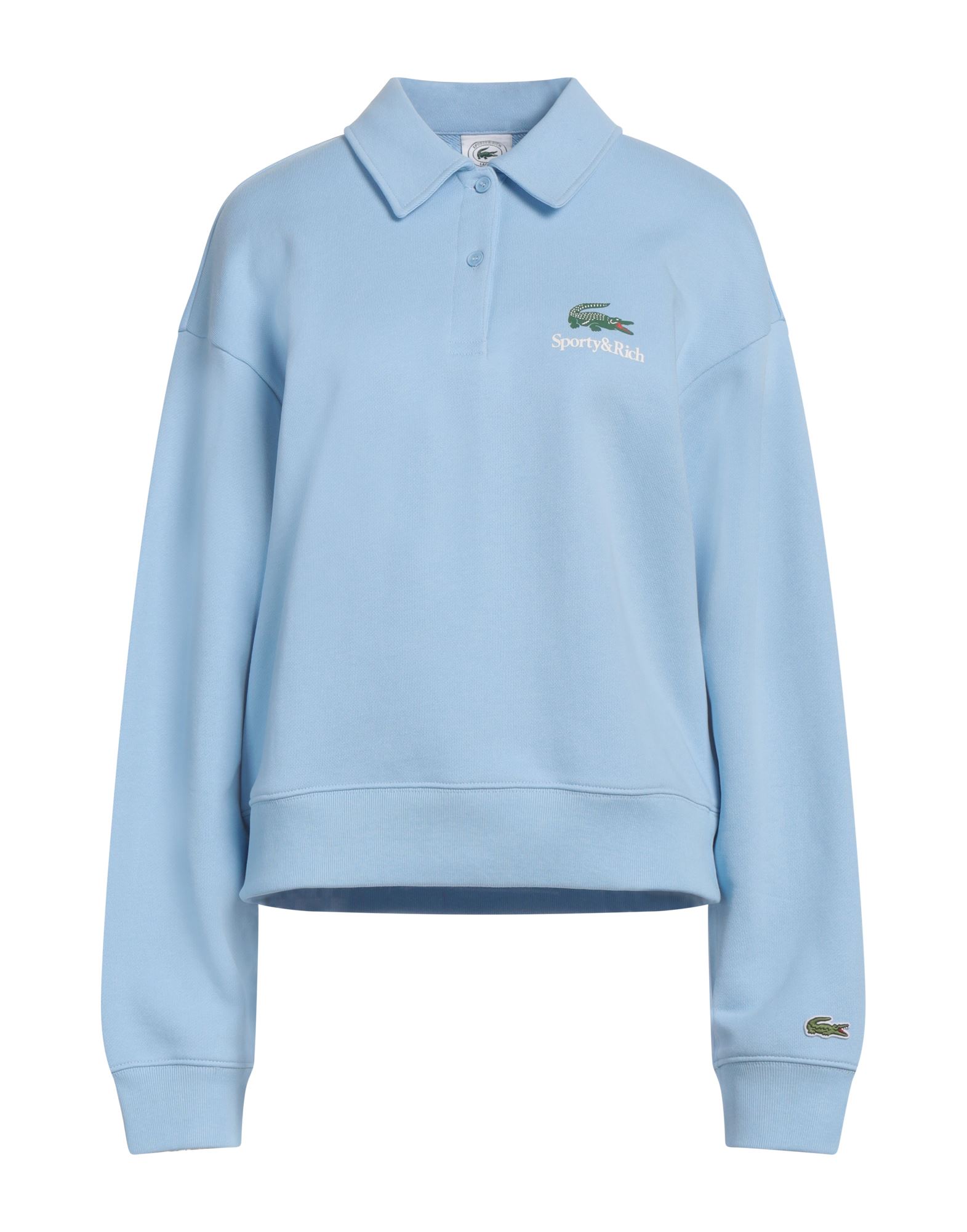 LACOSTE Sweatshirt Damen Himmelblau LACOSTE Sweatshirt Damen Himmelblau von LACOSTE