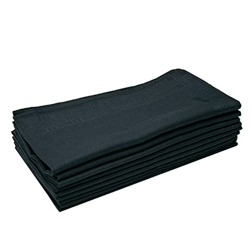 LACS Handkerchiefs Herren Taschentücher, 100 % Baumwolle, Schwarz, W-schwarz B, 6 Stücke LACS Handkerchiefs Herren Taschentücher, 100 % Baumwolle, Schwarz, W-schwarz B, 6 Stücke von LACS Handkerchiefs