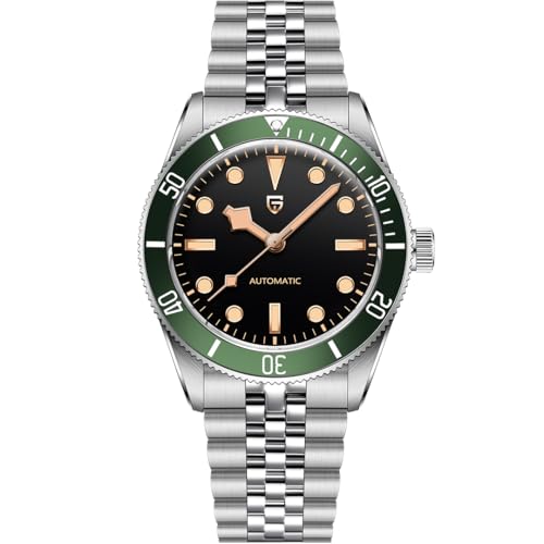 Pagani Design 1812 Herren-Automatikuhren, Edelstahl, modisch, mechanische Armbanduhr, Saphirglas, wasserdichte Uhren für Herren von LACZ DENTON