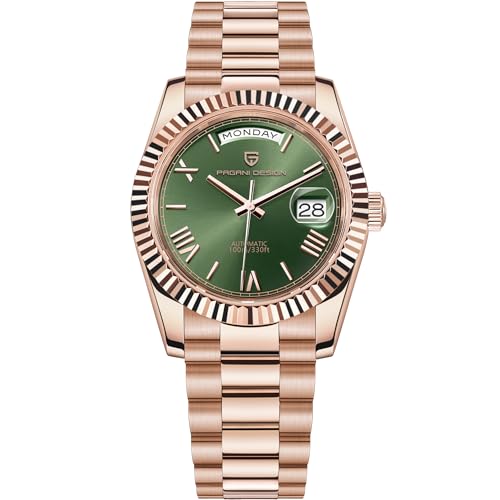 Pagani Design DD36 Herrenuhren Luxus Automatikuhr Herren AR Saphirglas Mechanische Armbanduhr Herren 10Bar ST16 Uhrwerk von LACZ DENTON