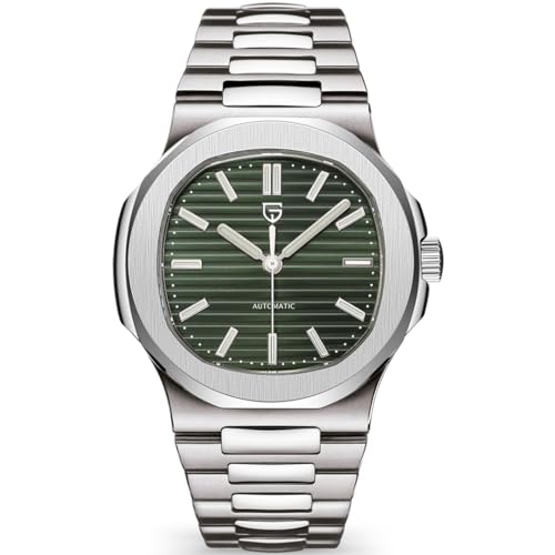 Pagani Design PD1728 Herren-Automatik-Armbanduhren, volles Edelstahl, wasserdicht 100 m, mechanisch von LACZ DENTON