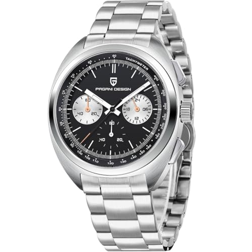 Pagani Design Herren Chronograph Uhr Saphir Spiegel 10Bar Wasserdicht Quarz Armbanduhr VK63 Uhrwerk PD1782 Pagani Design Herren Chronograph Uhr Saphir Spiegel 10Bar Wasserdicht Quarz Armbanduhr VK63 Uhrwerk PD1782 von LACZ DENTON