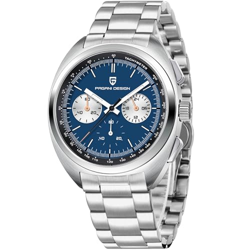 Pagani Design Herren Chronograph Uhr Saphir Spiegel 10Bar Wasserdicht Quarz Armbanduhr VK63 Uhrwerk PD1782 Pagani Design Herren Chronograph Uhr Saphir Spiegel 10Bar Wasserdicht Quarz Armbanduhr VK63 Uhrwerk PD1782 von LACZ DENTON
