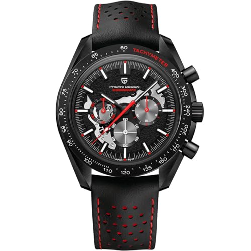 Pagani Design PD1779 Mond zurück Herrenuhren Luxus Quarzuhr Männer Skeleton Sport Chronograph AR Saphirglas Armbanduhr von LACZ DENTON