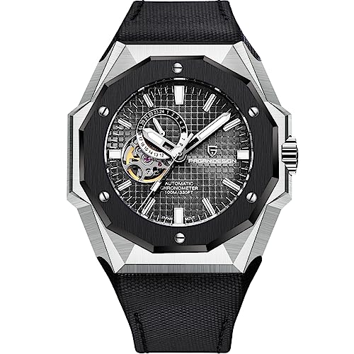 Pagani Design YS010 Herren Automatikuhren 42MM Japan NH39 Mechanisches Uhrwerk Saphirglas 100M Wasserdicht Armbanduhr von LACZ DENTON