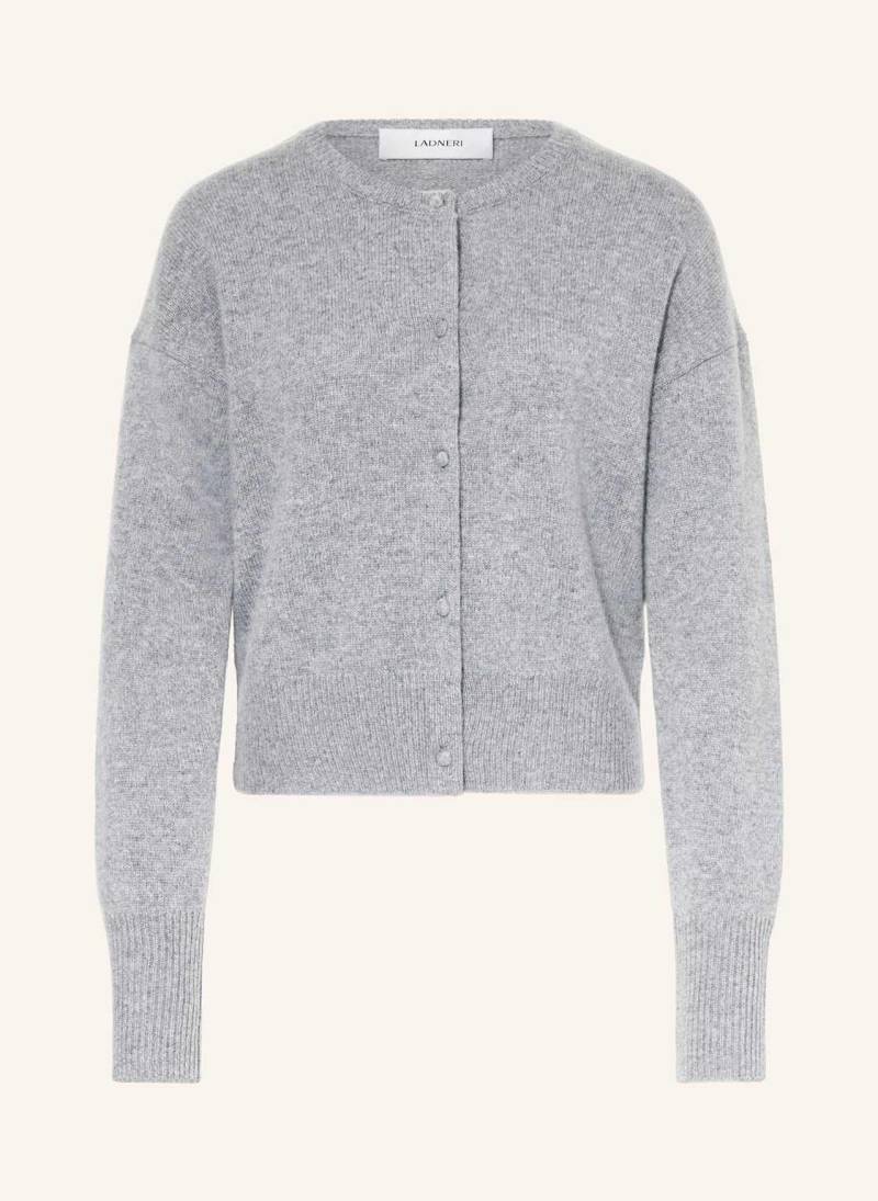 Ladneri Strickjacke Noemie Aus Cashmere grau von LADNERI