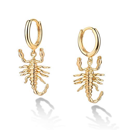 LADYGD 14 Karat Gold Zirkonia Ohrringe Hängend Ohrringe Ohrringe Hypoallergen Metall Zirkonia Metall Zirkonia von LADYGD