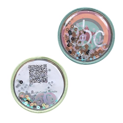 LÄSSIG Anhänger und Patches Set (2 Stk.) mit Druckknopf/School Patches blue/mint von LÄSSIG