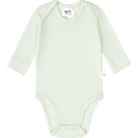 LÄSSIG Baby Body Tencel langarm gerippt mint von LÄSSIG